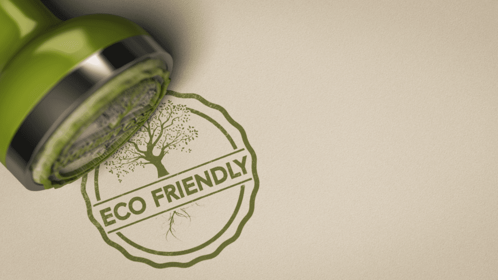 "Eco-Friendly" is a marketing term that. is not regulated and plays no role in a company's scenario planning.