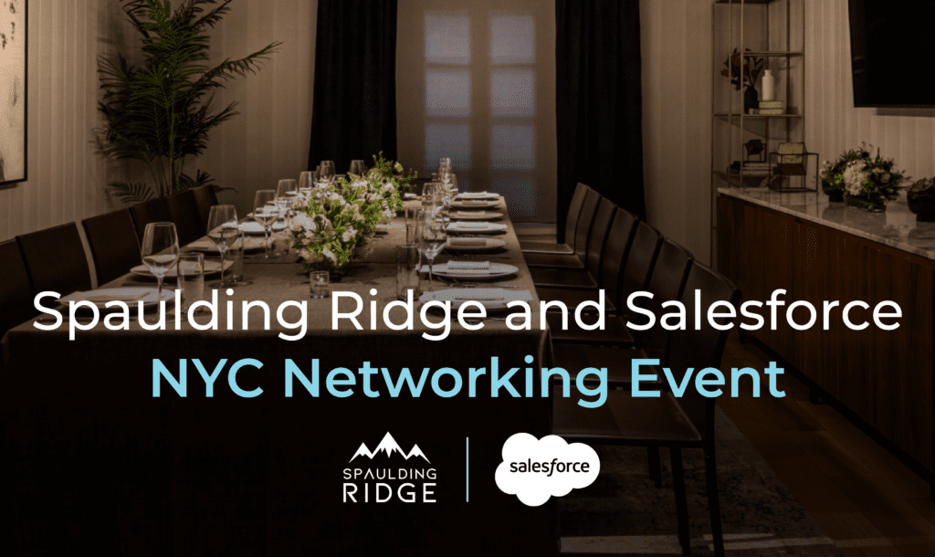 Spaulding Ridge and Salesforce Private Equity NYC Networking Event