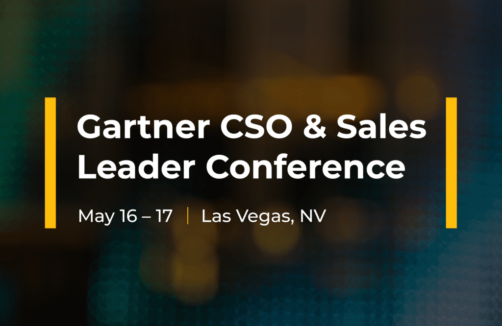 2023 Gartner CSO & Sales Leadership Conference Spaulding Ridge