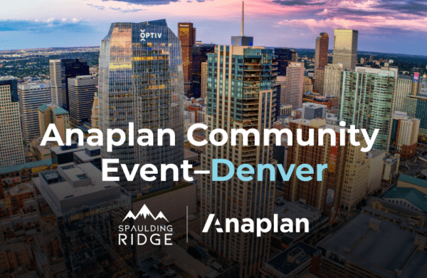 Anaplan Community Event Denver