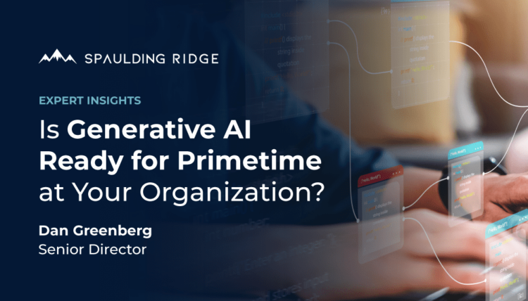 Stock Is Generative AI Ready For Primetime At Your Organization
